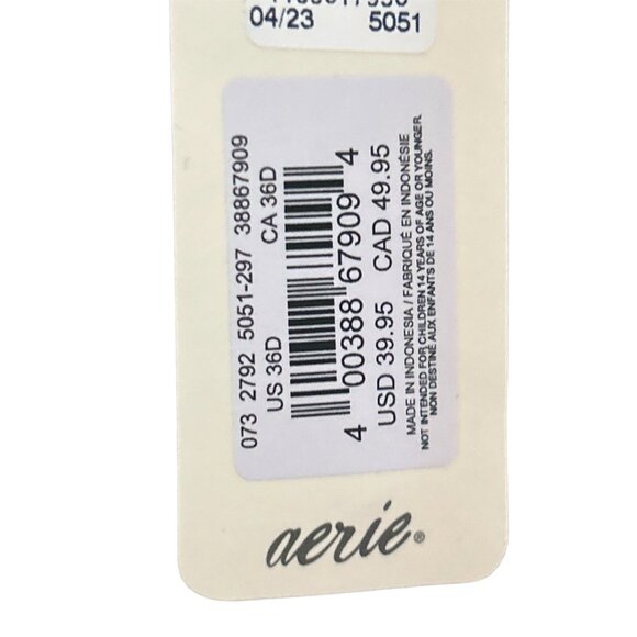 Aerie Smoothez Mesh Unlined Bra Universe Size 36D NWT - Picture 5 of 7